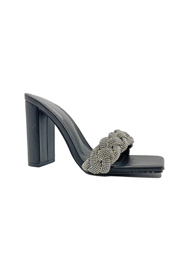 Shoes Sparkle Slides - Black - Final Sale 3 Shoes Sparkle Slides - Black - Final Sale