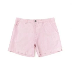 BURU Pink Label Dad Chevy Shorts - Pink Oxford Cloth Clothing