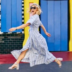 Buru Accessories Special Occasions Tweed Sandals - Blue