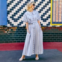 Buru Accessories Special Occasions Tweed Sandals - Blue