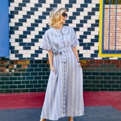 Buru Accessories Special Occasions Tweed Sandals - Blue