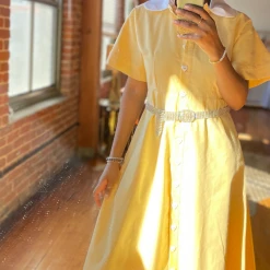 BURU Pink Label Clothing BURU X TSCS The Donna Day Gown - Buttercup