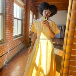 BURU Pink Label Clothing BURU X TSCS The Donna Day Gown - Buttercup