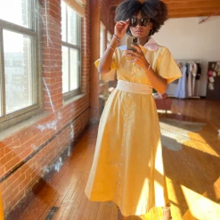 BURU Pink Label Clothing BURU X TSCS The Donna Day Gown - Buttercup