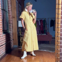 BURU Pink Label Clothing BURU X TSCS The Donna Day Gown - Buttercup