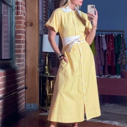 BURU Pink Label Clothing BURU X TSCS The Donna Day Gown - Buttercup