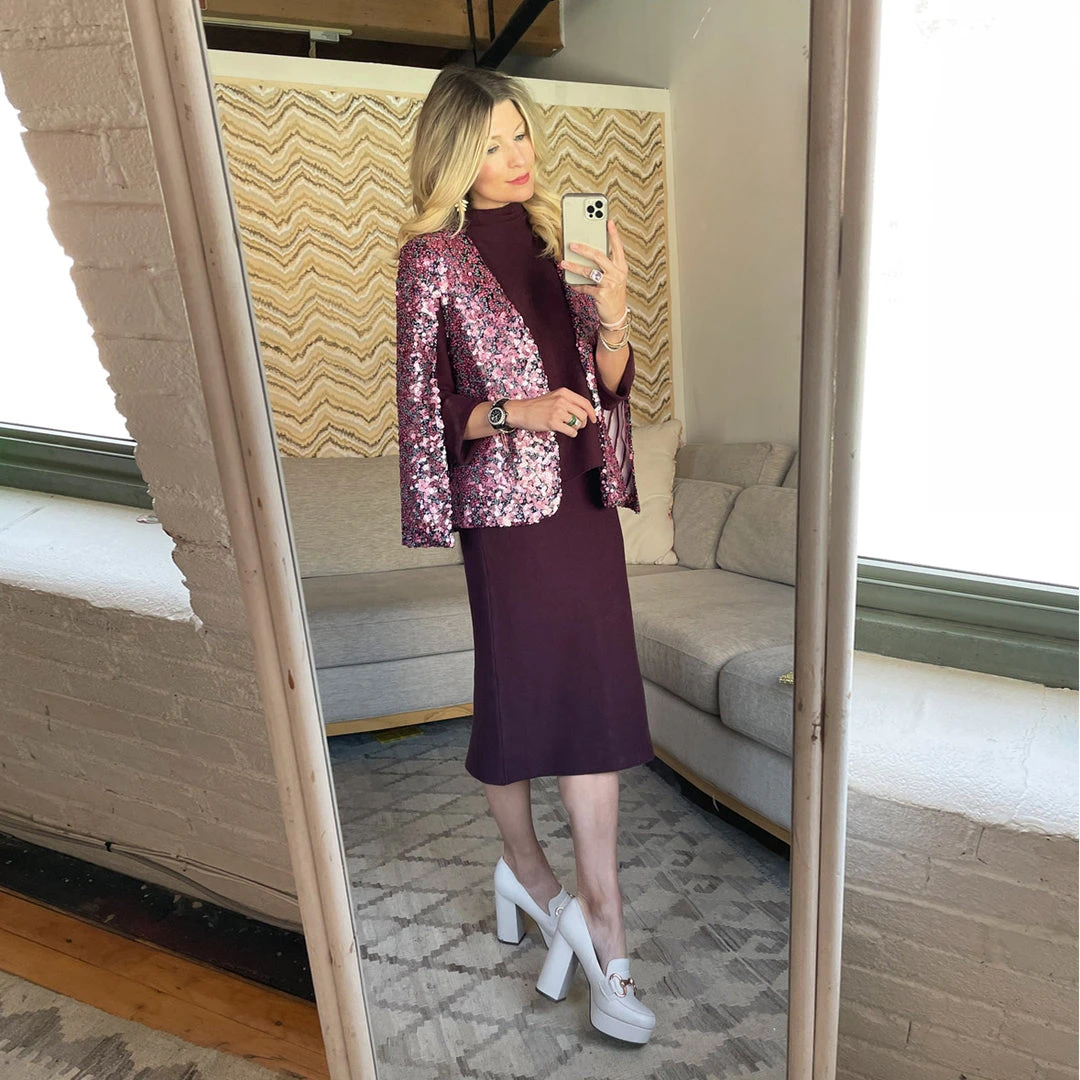 BURU White Label Sparkle Cape - Lavender 10 BURU White Label Sparkle Cape - Lavender