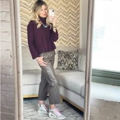 BURU White Label Knit Set - Eggplant & Lilac