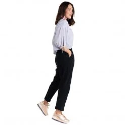 BURU White Label Tie Sleeve Top - Lilac - Final Sale Clothing