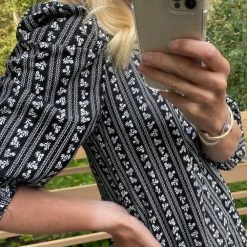 BURU Pink Label BURU X JUJU Everyday Caftan - Black & White Floral - Final Sale