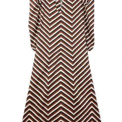 BURU Pink Label Everyday Caftan - Chocolate Stripes