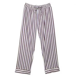 BURU White Label Bottoms Everyday Pants - Lilac Pinstripe