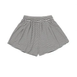 BURU White Label Bottoms Everyday Shorts - Black & White Knit