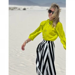 BURU Pink Label Clothing Everyday Skirt - Circus Stripe