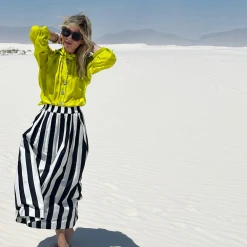 BURU Pink Label Clothing Everyday Skirt - Circus Stripe