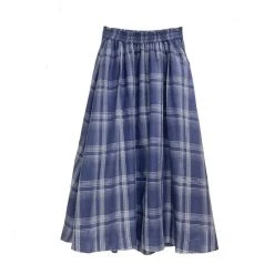 BURU Pink Label Everyday Skirt Tea Length - Cornflower Blue - PRE-SALE
