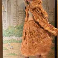 BURU White Label Clothing Car Coat - Rose Gold Eyelash