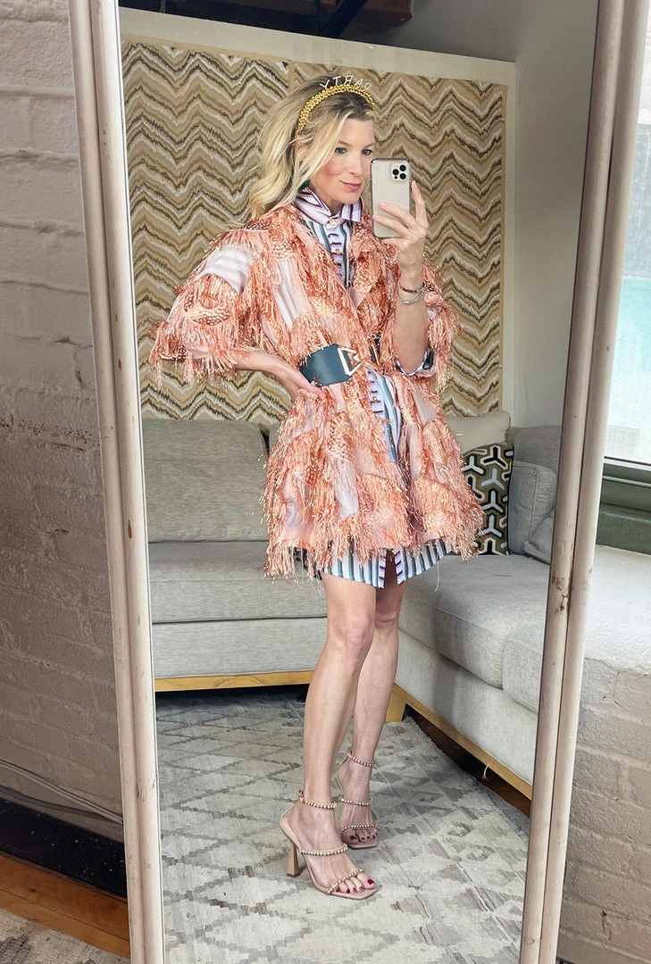 Shoes Rhinestone Sandals - Beige & Iridescent Accessories 4 Shoes Rhinestone Sandals - Beige & Iridescent Accessories