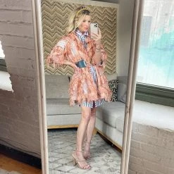 BURU White Label Clothing Car Coat - Rose Gold Eyelash