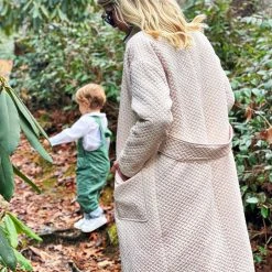 BURU White Label Open Car Coat - Quilted Fawn