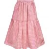 BURU Pink Label BURU X TSCS Tiered Midi Skirt - Pink Gingham Clothing 1 BURU Pink Label BURU X TSCS Tiered Midi Skirt - Pink Gingham Clothing