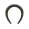 BURU Accessories Beaded Headband - Black & Gold Stripe
