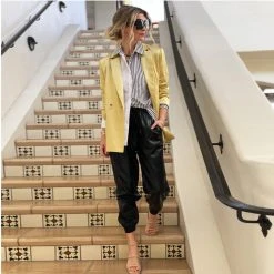 BURU White Label Clothing Mel Mixed Button Down Shirt 2.0 - Charcoal Stripe 14 BURU White Label Clothing Mel Mixed Button Down Shirt 2.0 - Charcoal Stripe