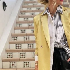 BURU White Label Clothing Mel Mixed Button Down Shirt 2.0 - Charcoal Stripe 11 BURU White Label Clothing Mel Mixed Button Down Shirt 2.0 - Charcoal Stripe