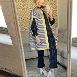 BURU White Label Mama Cape - Gold Tweed Tops 20 BURU White Label Mama Cape - Gold Tweed Tops