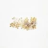 BURU Accessories Le Fleur Pearl & Rhinestone Comb - Gold 1 BURU Accessories Le Fleur Pearl & Rhinestone Comb - Gold