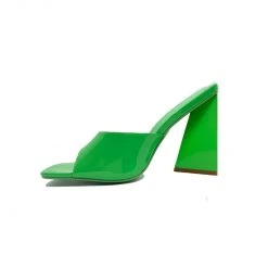 Shoes You're A Green One Ms. Sandal - Green Patent