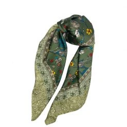 Buru Accessories Le Fleur Scarf - Green
