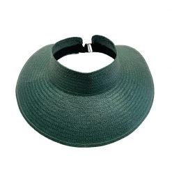 Outlet Vive In Style Store 47 BURU Accessories Raffia Wrap-Up Visor - Green
