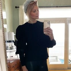 BURU White Label Tops Long Sleeve Sivas Statement Tee - Black