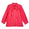 BURU Pink Label Bow Blouse - Coral 2 BURU Pink Label Bow Blouse - Coral