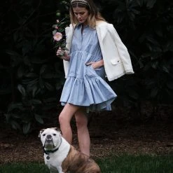 BURU Pink Label Boxy Blazer - Ivory Tweed Outerwear