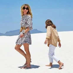 BURU White Label Smocked Waist Mini Skirt - Ivory Floral Clothing 18 BURU White Label Smocked Waist Mini Skirt - Ivory Floral Clothing