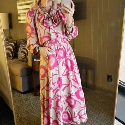 BURU Pink Label Clothing BURU X JUJU Everyday Skirt - Shades Of Pink Floral