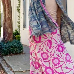 BURU Pink Label Clothing BURU X JUJU Everyday Skirt - Shades Of Pink Floral