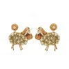 Buru Accessories Pearled Lamb Earrings - Ivory 2 Buru Accessories Pearled Lamb Earrings - Ivory