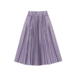 BURU White Label Faux Croc Pleated Skirt - Lilac 17 BURU White Label Faux Croc Pleated Skirt - Lilac