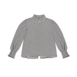 BURU White Label Long Sleeve Mod Top - Black & White Knit Tops 13 BURU White Label Long Sleeve Mod Top - Black & White Knit Tops