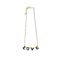 Buru Accessories LOVE Necklace - Indigo 5 Buru Accessories LOVE Necklace - Indigo
