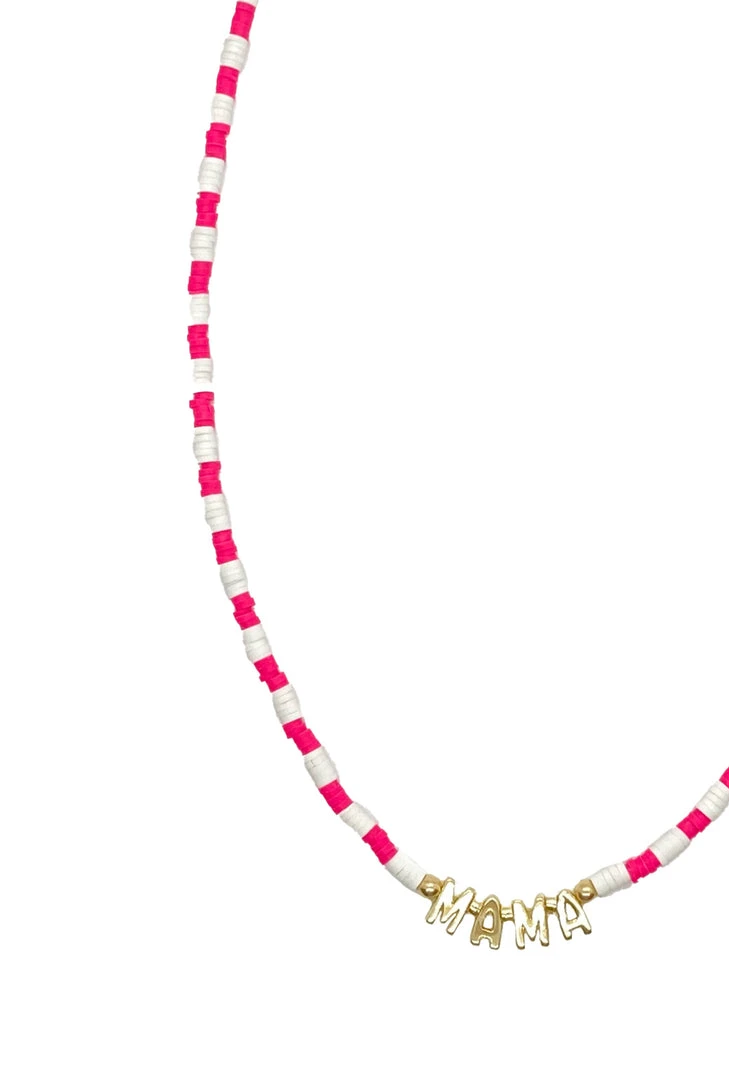 Buru Accessories Mama Camp Necklace - Pink 4 Buru Accessories Mama Camp Necklace - Pink