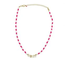 Buru Accessories Mama Camp Necklace - Pink
