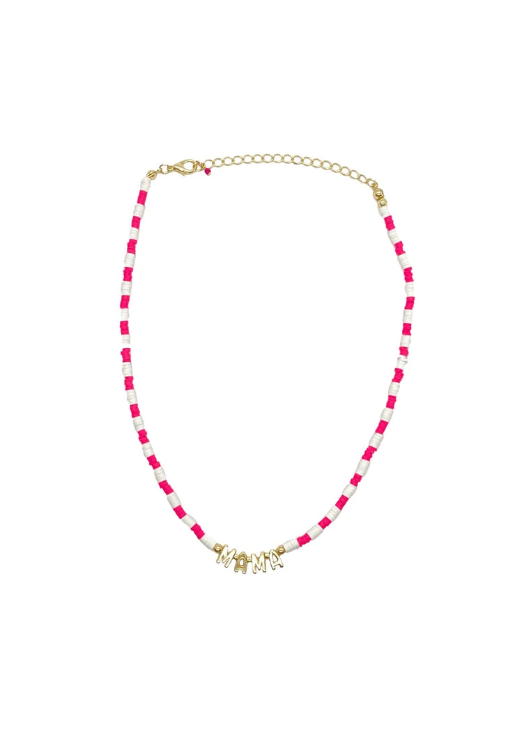 Buru Accessories Mama Camp Necklace - Pink 3 Buru Accessories Mama Camp Necklace - Pink
