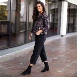 BURU Pink Label BURU X Mara Martin Boxy Blazer - Black Pastel Twee 22 BURU Pink Label BURU X Mara Martin Boxy Blazer - Black Pastel Twee