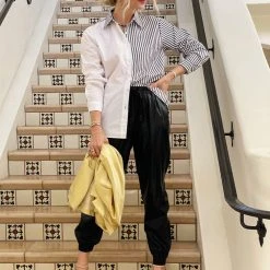 BURU White Label Vegan Leather Joggers - Black Clothing 10 BURU White Label Vegan Leather Joggers - Black Clothing