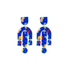 Buru Accessories Melted Crayon Baubles - Blue