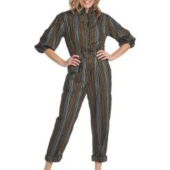 BURU White Label Jumpsuits Moms Only Jumpsuit - Lurex Stripe - Final Sale